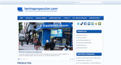 Desktop Screenshot of laminaproyeccion.com